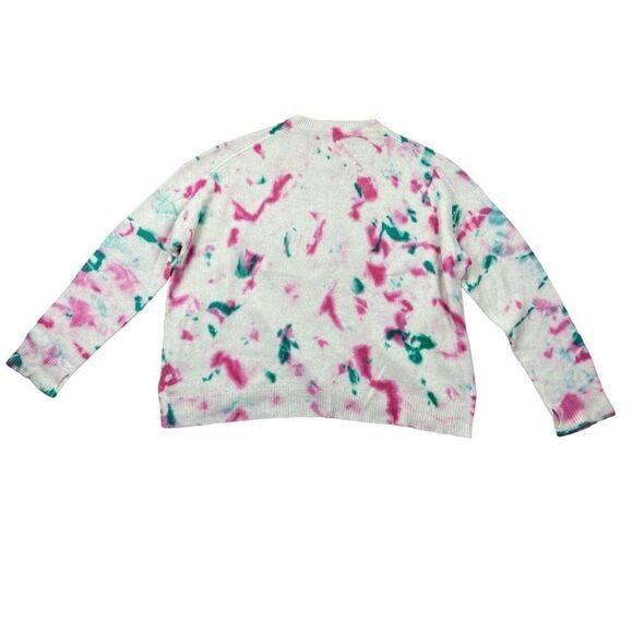 Zadig and Voltaire Markus Cashmere pink tie dye sweater - Picture 7 of 11